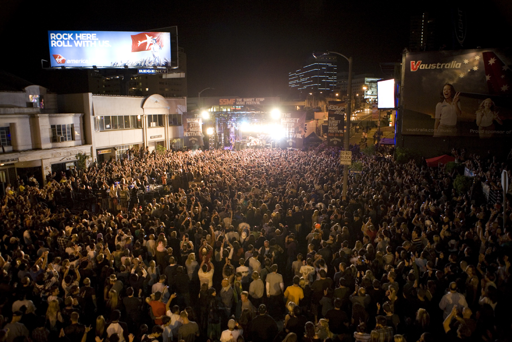 Sunset Strip Music Festival Draws 30,000 Visitors To The Sunset Strip