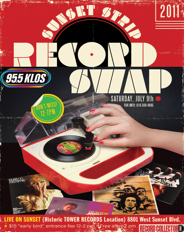 Sunset Strip Record Swap Bringing 40 Collectors To The Historic Tower Records Location!