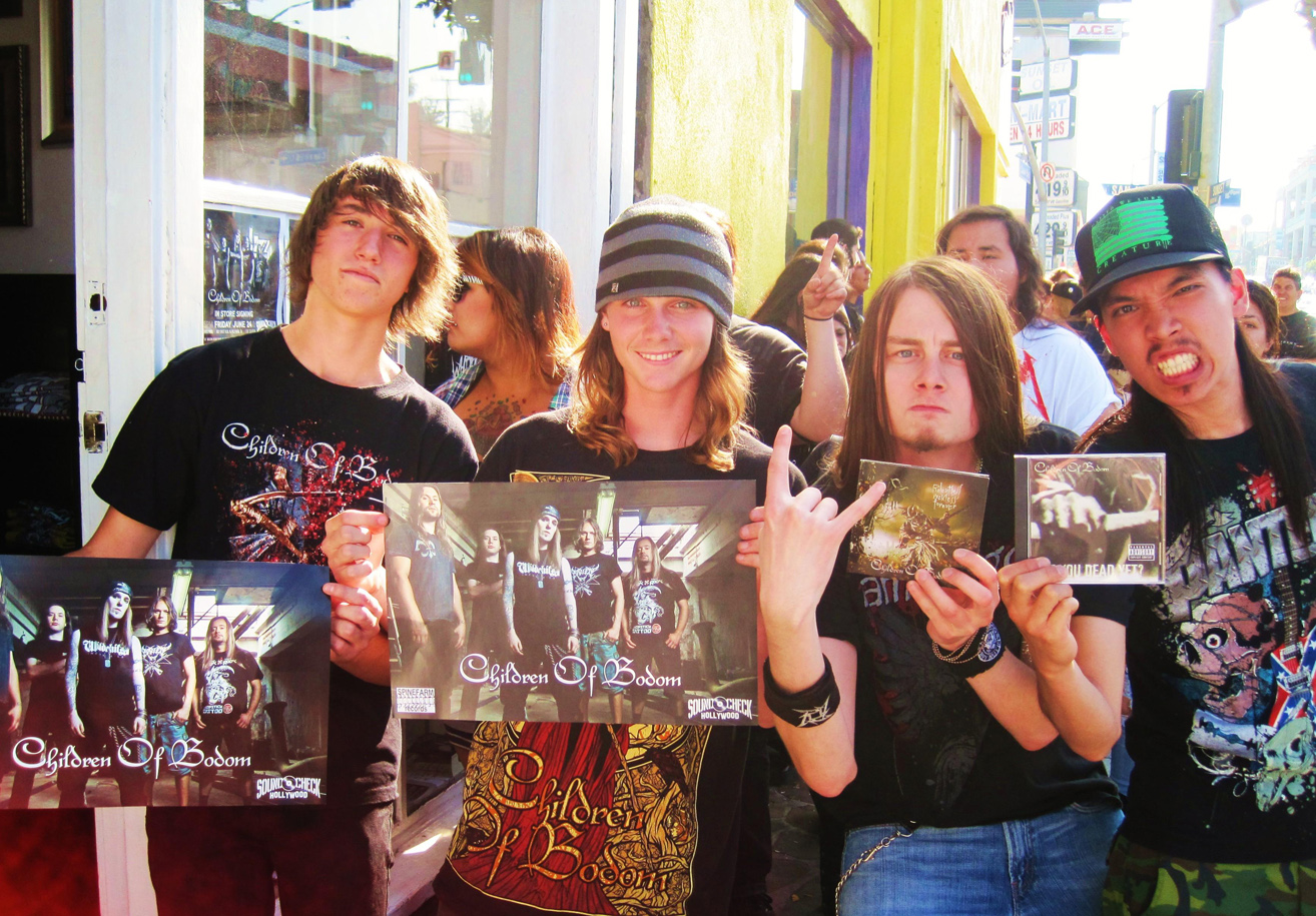 Scene On Sunset: Children Of Bodom Autograph Signing m/
