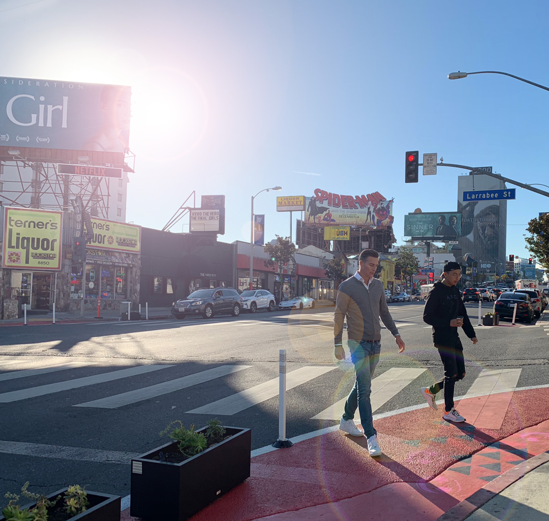 City launches pedestrian-friendly pilot program on Sunset Boulevard